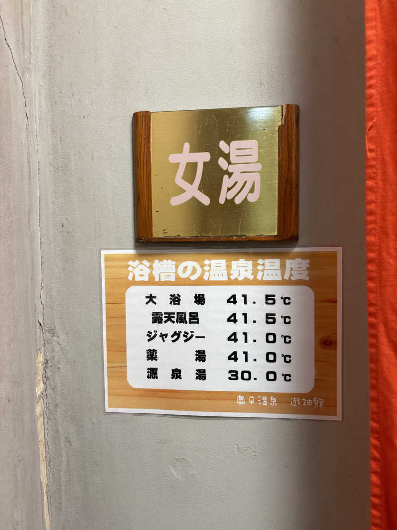 いくちゃんさんの奥平温泉 遊神館のサ活写真