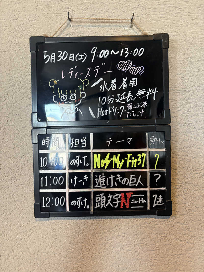 いくちゃんさんの毎日サウナ 前橋本店のサ活写真