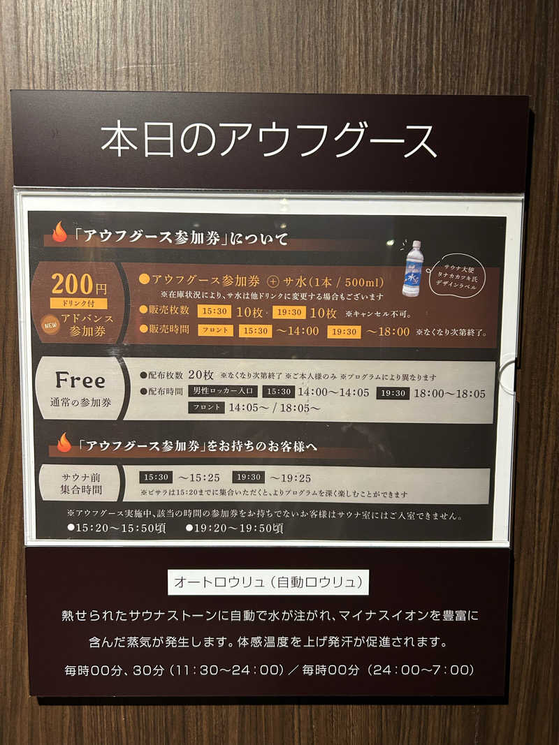 けんぴさんのタイムズ スパ・レスタのサ活写真