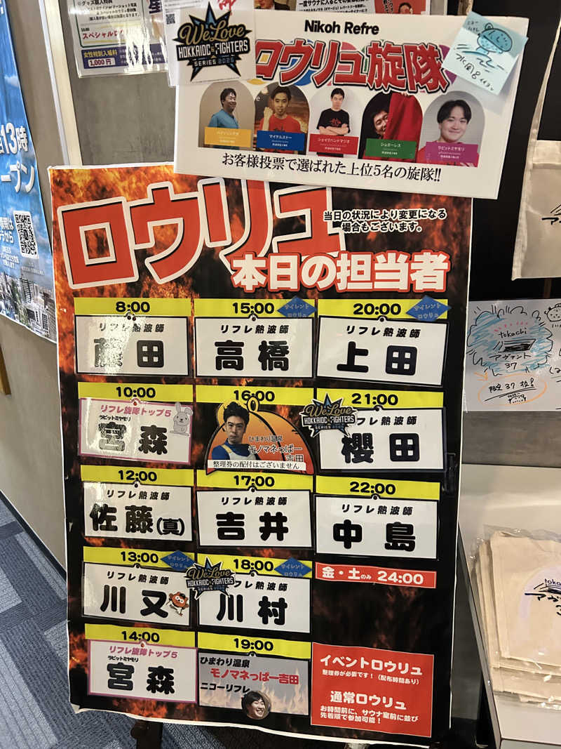 ととのえ足軽さんのニコーリフレ SAPPOROのサ活写真