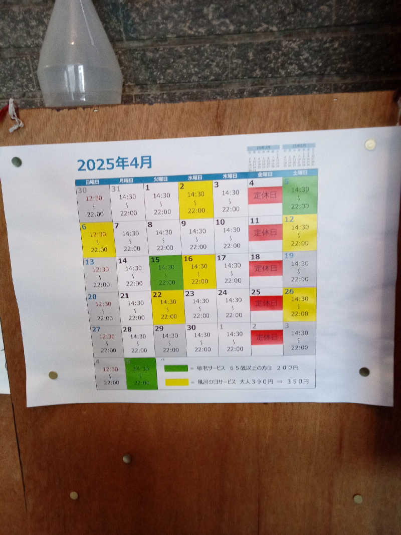 トッシィさんの東温泉 (あずまおんせん)のサ活写真