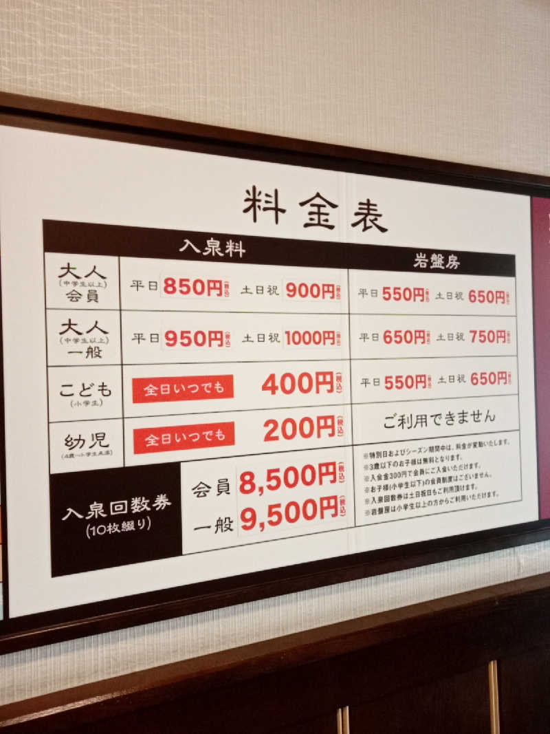 トッシィさんのこまき楽の湯のサ活写真
