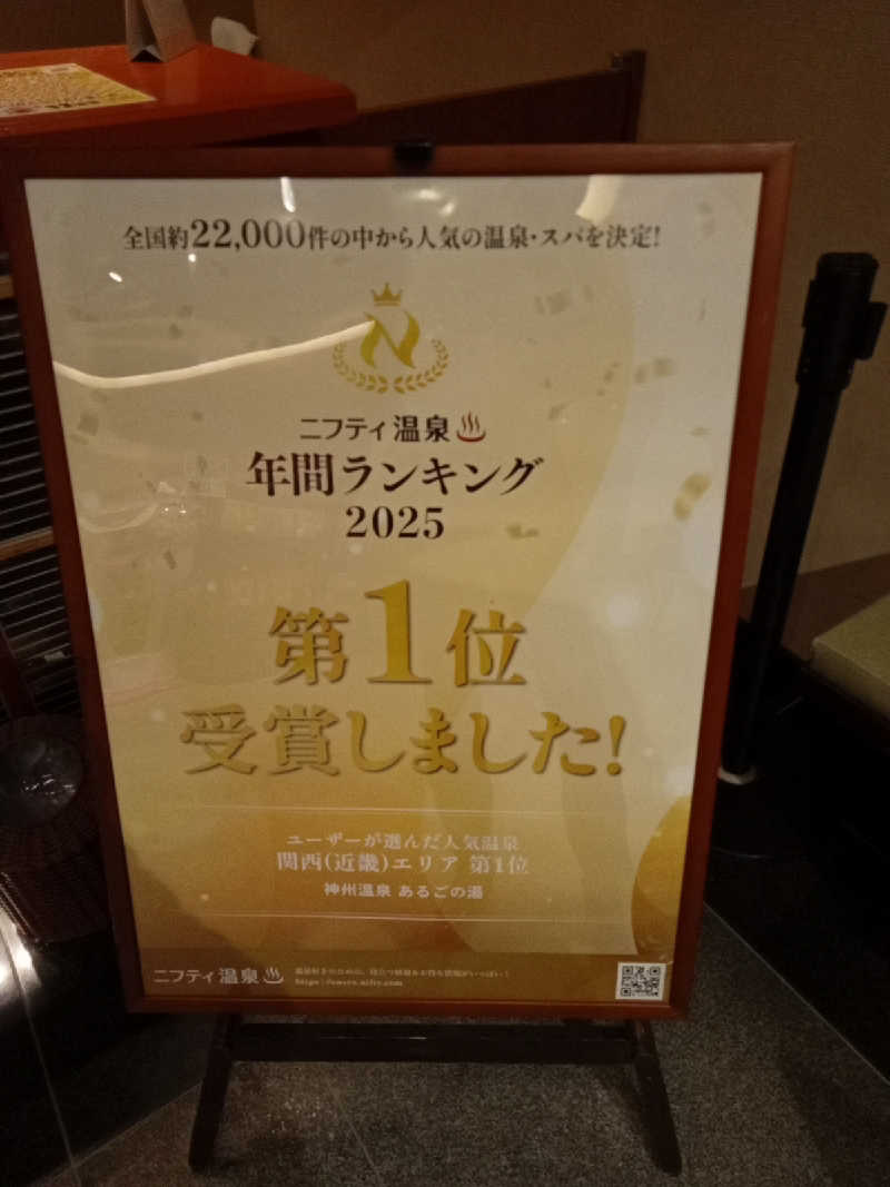 トッシィさんの神州温泉 あるごの湯のサ活写真