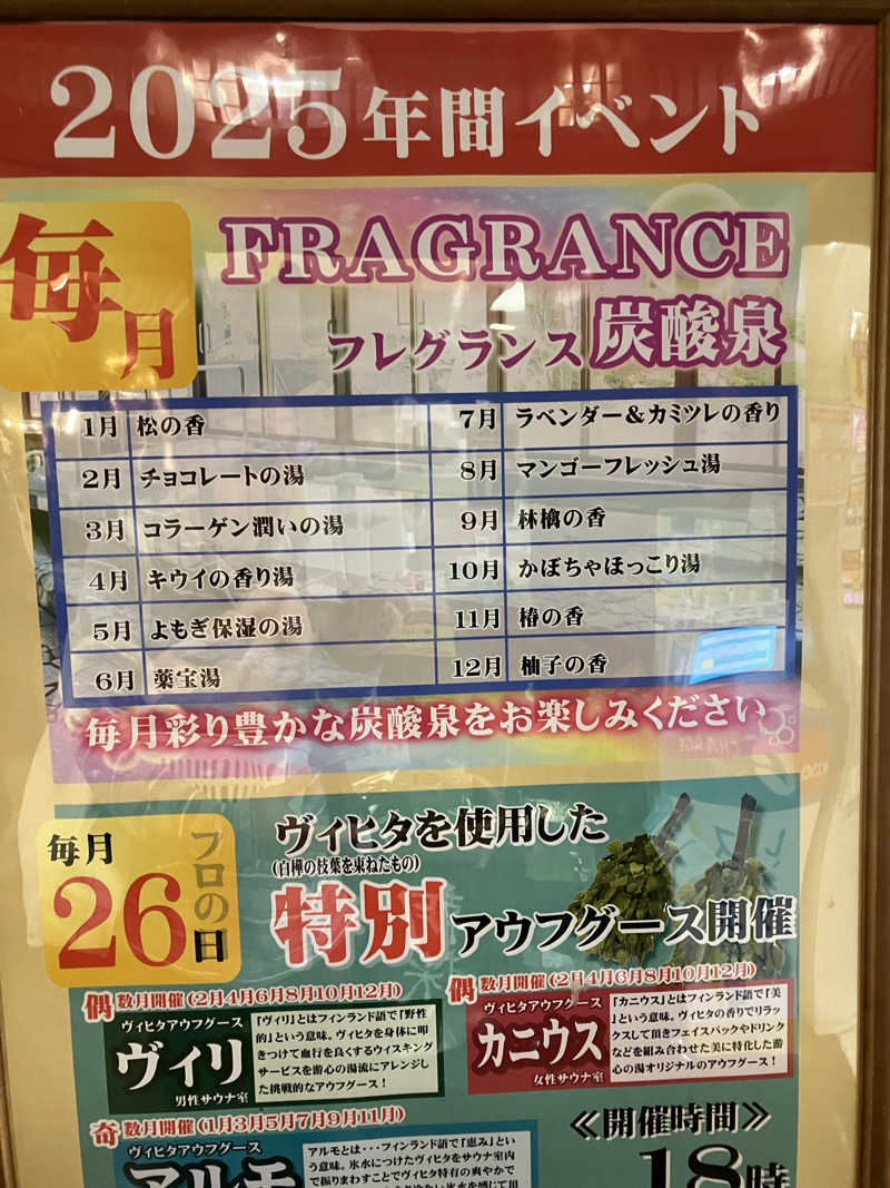 ミントちんさんの源泉掛け流し温泉久留米 游心の湯のサ活写真