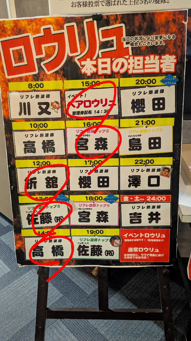 あっきーさんのニコーリフレ SAPPOROのサ活写真