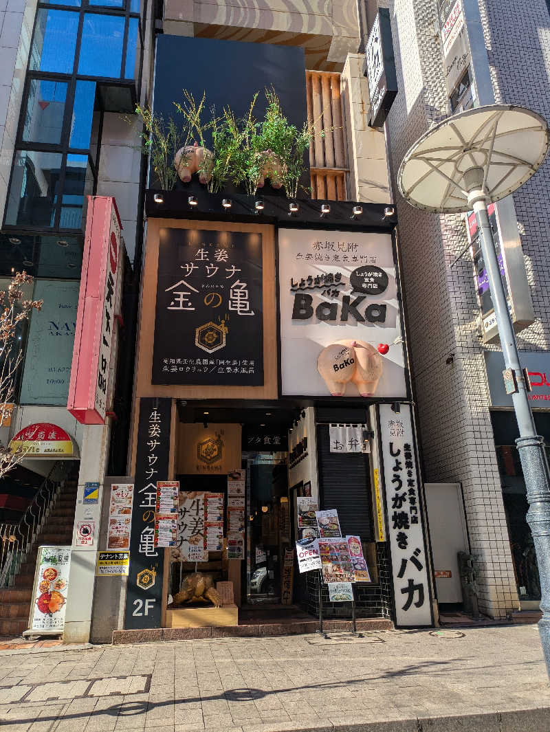 ビデオさんの生姜サウナ 金の亀のサ活写真