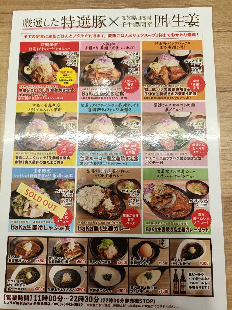 グランクラスしんやさんの生姜サウナ 金の亀のサ活写真