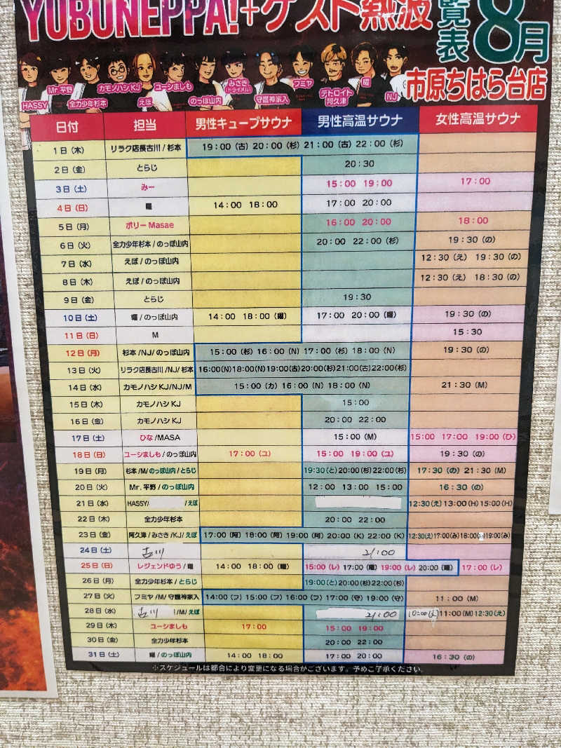 Pたんさんの天然温泉 湯舞音 市原ちはら台店のサ活写真