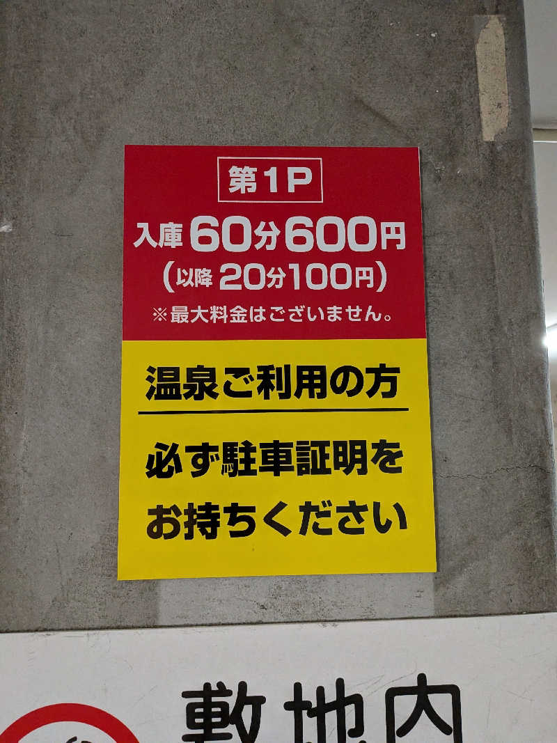 きんのんさんのヘルシー温泉タテバのサ活写真