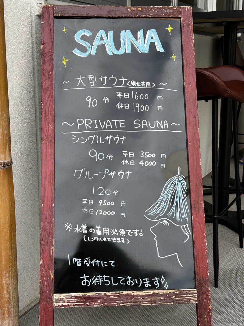 顔ハメは絶対やるのよさんのCRED SPA SAUNAのサ活写真