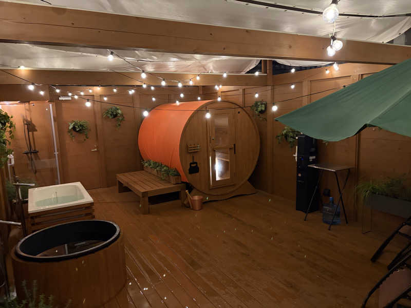 ルルララさんのプライベート駅サウナ ととの場のサ活写真