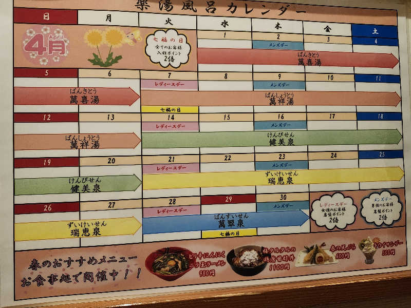 あすみさんの七福の湯 戸田店のサ活写真