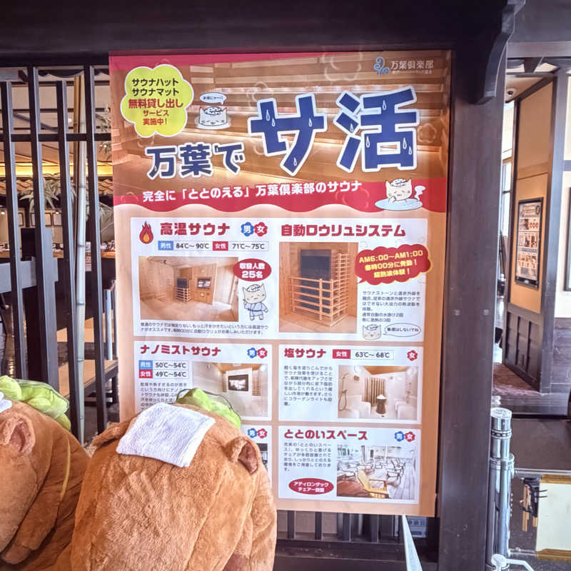 ttnu5206さんの神戸ハーバーランド温泉 万葉倶楽部のサ活写真