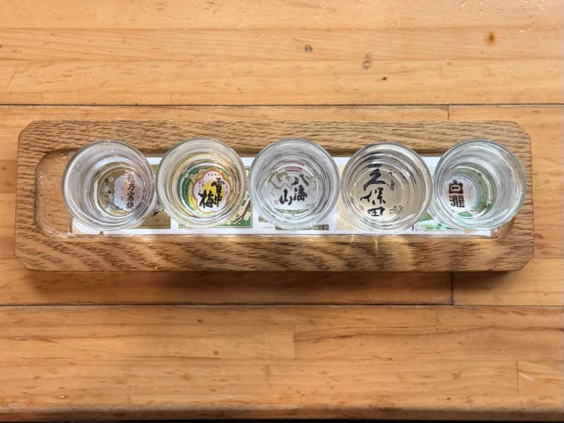 地酒呑み比べセット