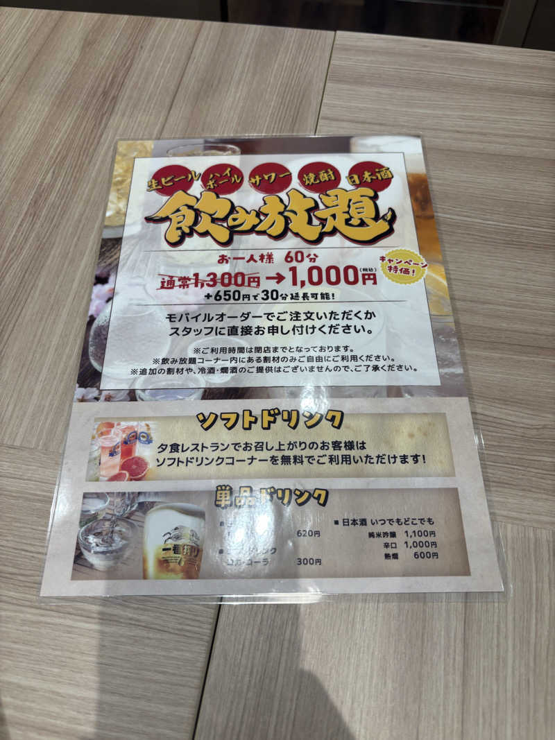 ホッピー兵長さんのホテルルートインGrand前橋のサ活写真