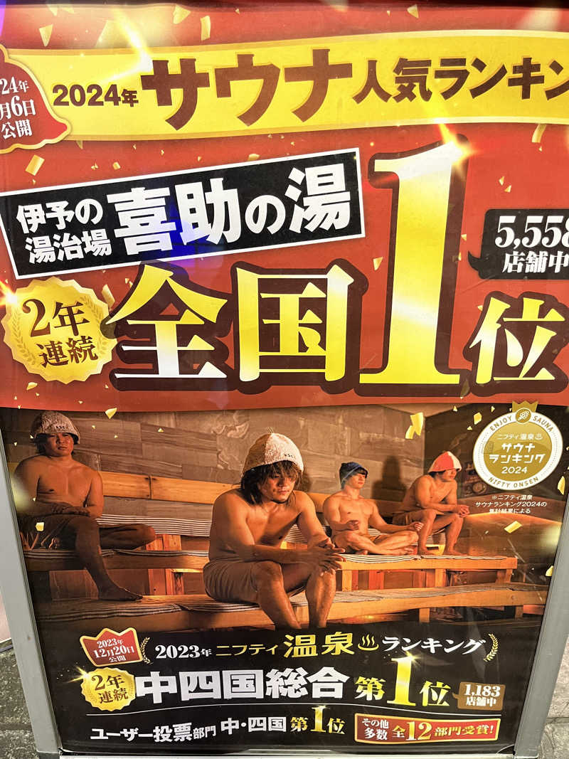 ジェイビーさんの伊予の湯治場 喜助の湯のサ活写真