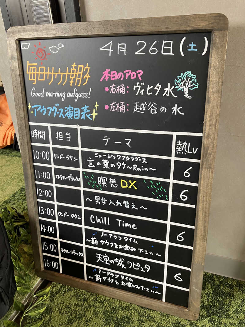 ＲＮさんの毎日サウナ 越谷店のサ活写真