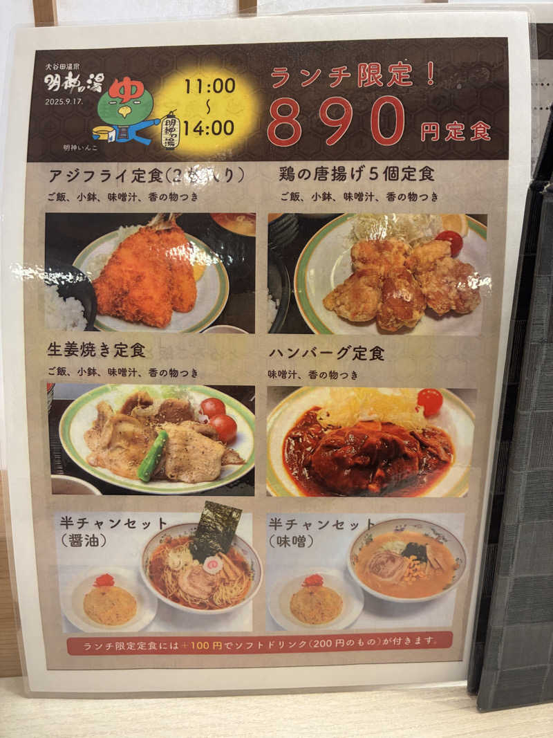 ヒンナヒンナさんの大谷田温泉 明神の湯のサ活写真