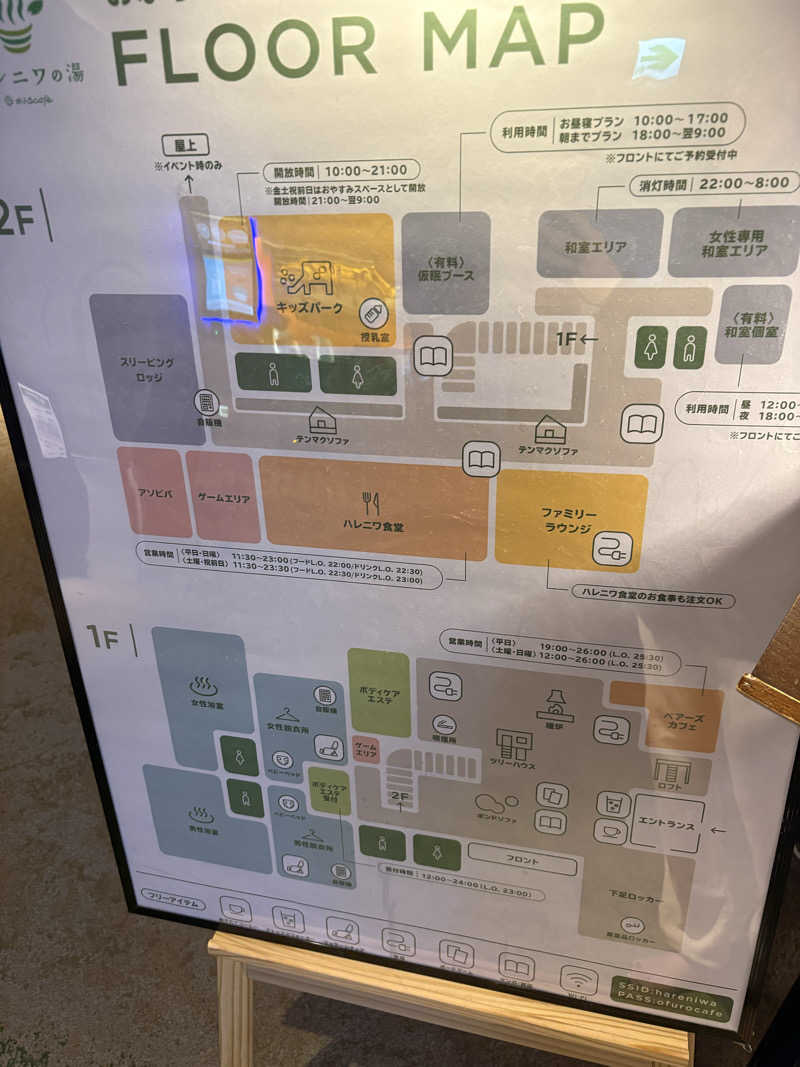 チキン南蛮さんのおふろcafé ハレニワの湯のサ活写真