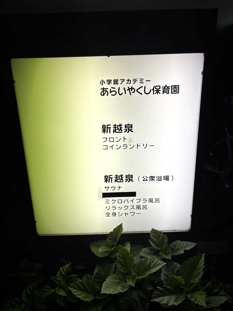 フロダンスダメダヨさんの新越泉のサ活写真