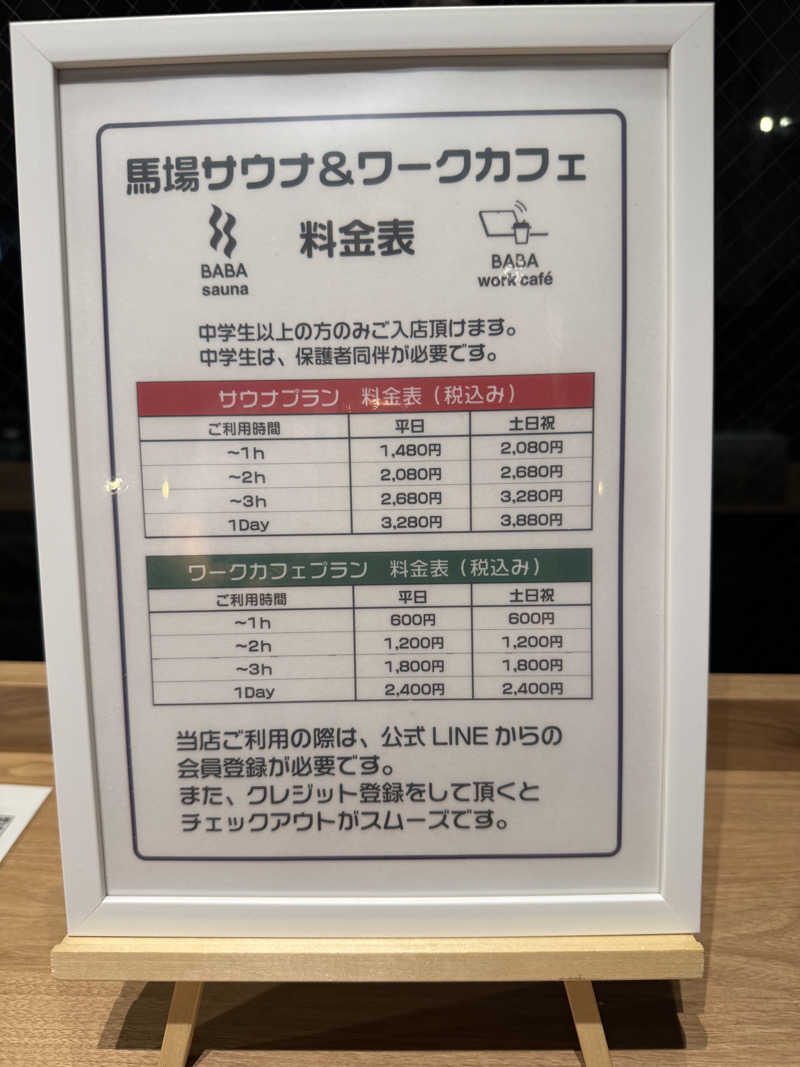 サウナスキーさんの馬場サウナのサ活写真