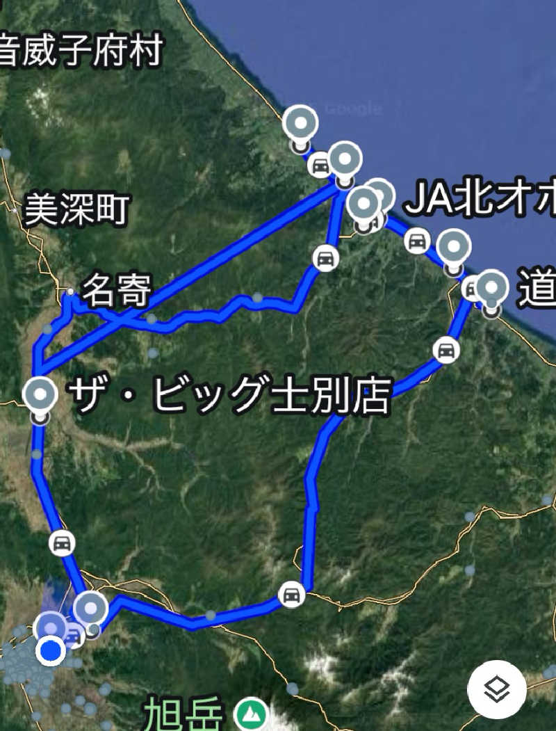 あぽろんさんのオホーツク温泉ホテル日の出岬のサ活写真