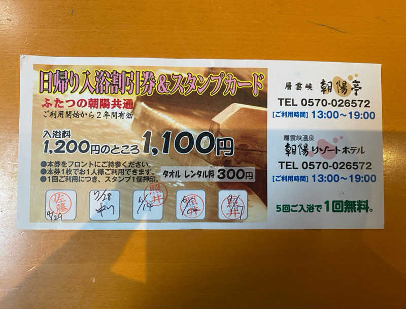 あぽろんさんの朝陽リゾートホテルのサ活写真