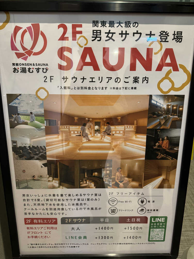 Daiki🧖‍♂️🌈さんの常総ONSEN&SAUNA お湯むすびのサ活写真