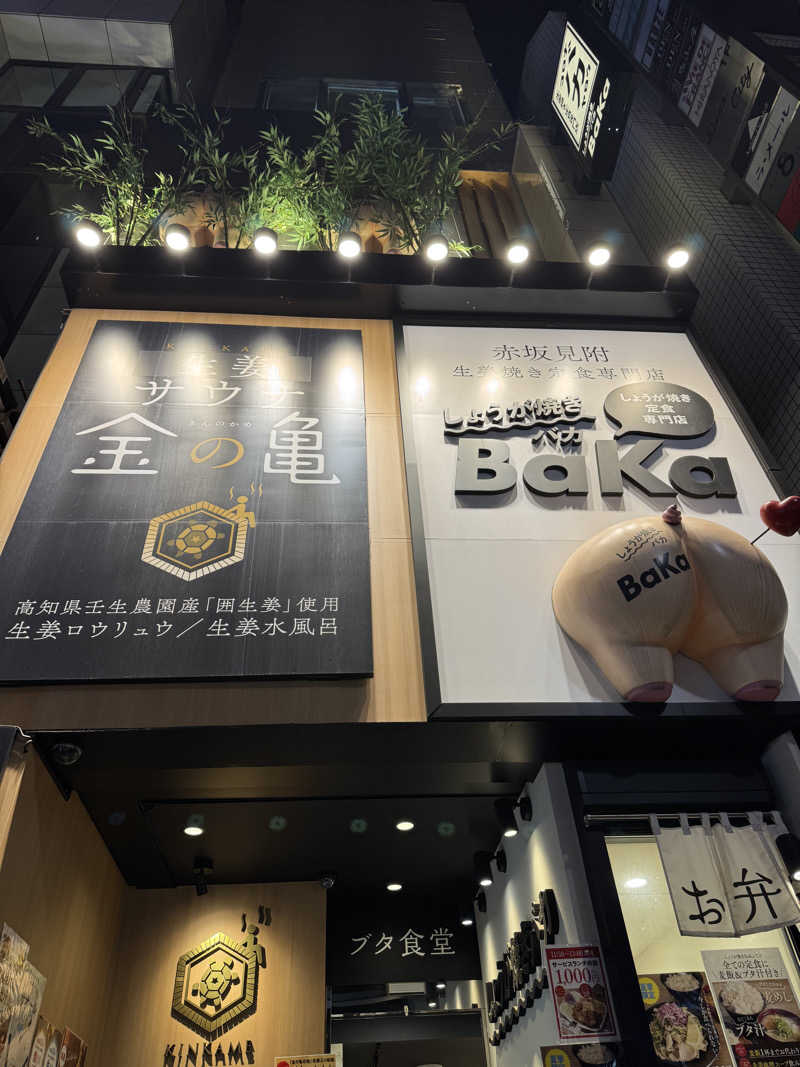 Daiki🐒🌈さんの生姜サウナ「金の亀」のサ活写真