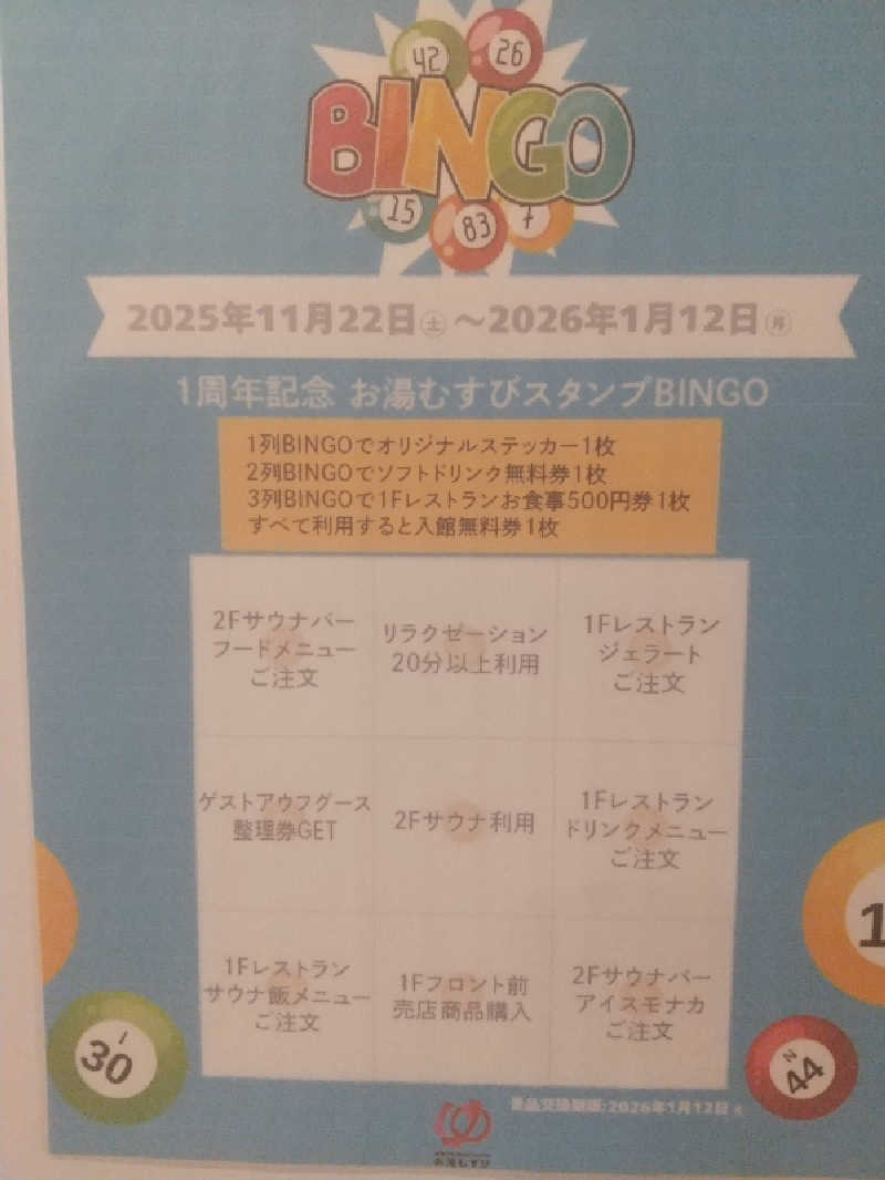 みとすぃさんの常総ONSEN&SAUNA お湯むすびのサ活写真