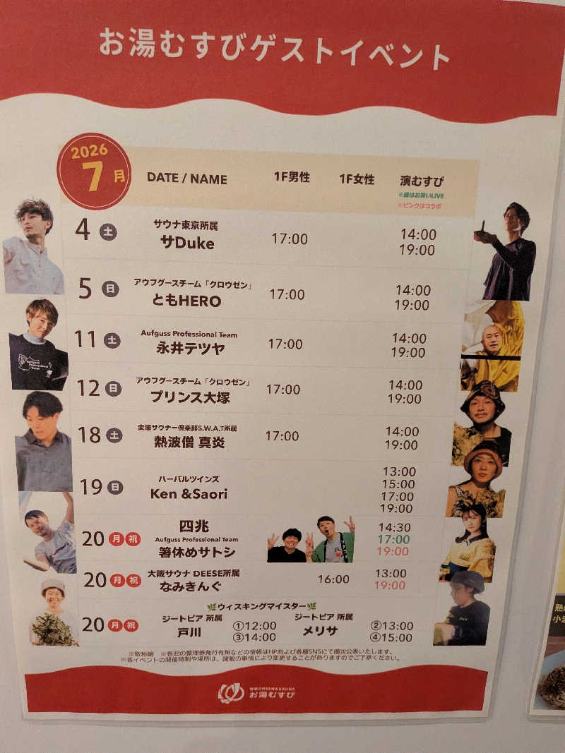 みとすぃさんの常総ONSEN&SAUNA お湯むすびのサ活写真