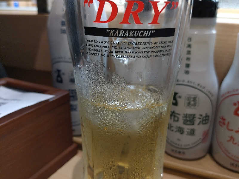 ハイボール（飲みかけ失礼）　めちゃ濃かった！