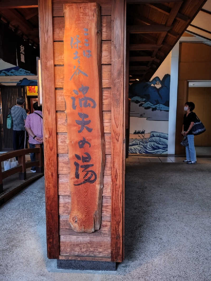 洗濯機は二層式さんの天然温泉 満天の湯のサ活写真