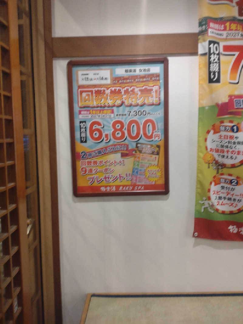 Tatsuさんの極楽湯 女池店のサ活写真