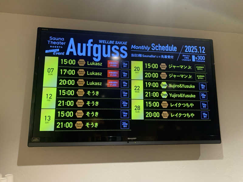 シーさんのウェルビー栄のサ活写真