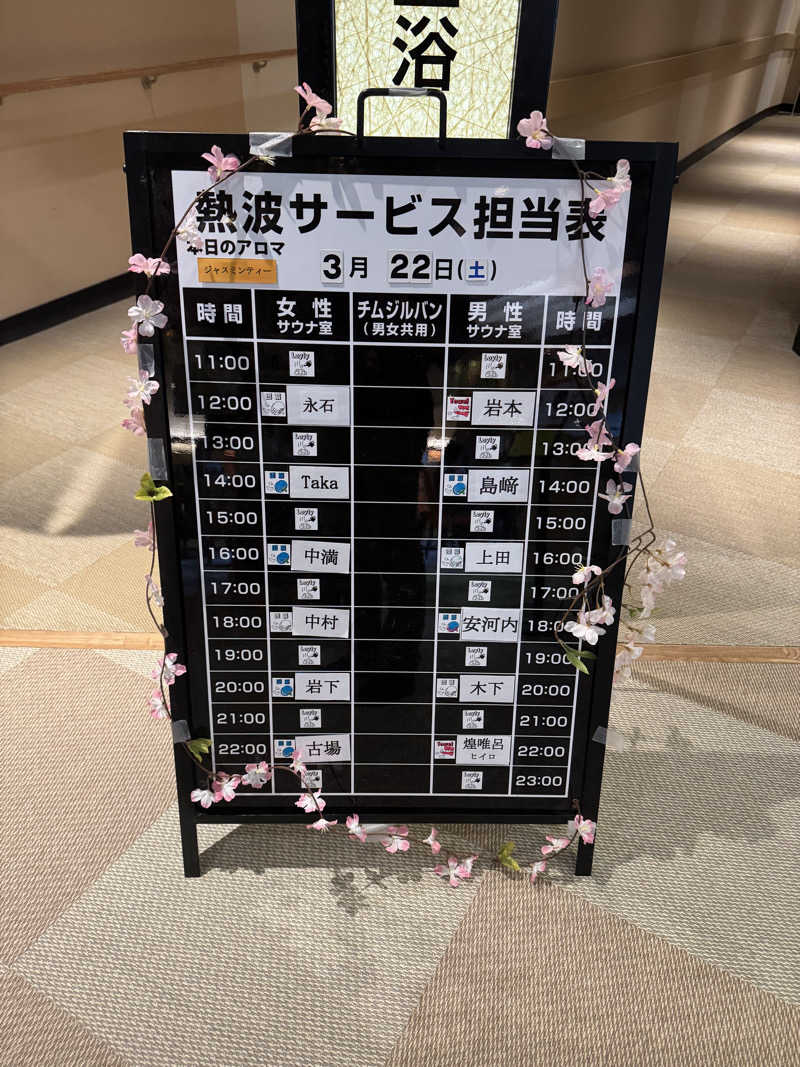 Dai Funakoshiさんの温泉カフェ あがんなっせ(旧 菊南温泉スパリゾート あがんなっせ)のサ活写真