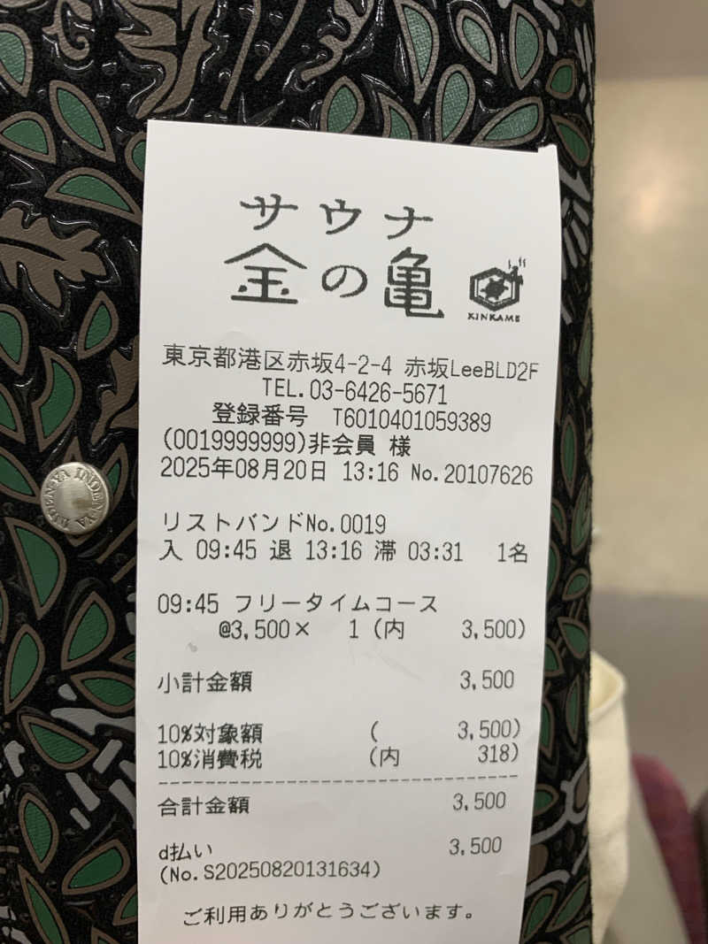 kagokimiさんの生姜サウナ 金の亀のサ活写真