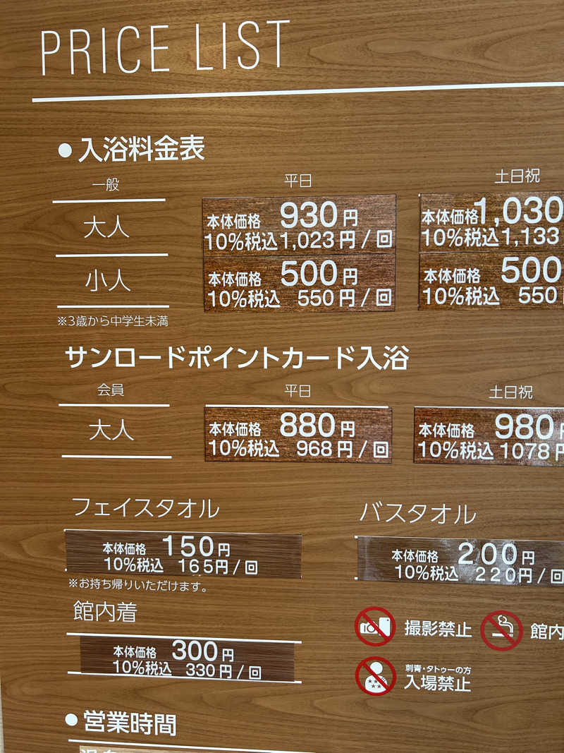 まったりサウナーさんの天然温泉HealthySPAサンロードのサ活写真