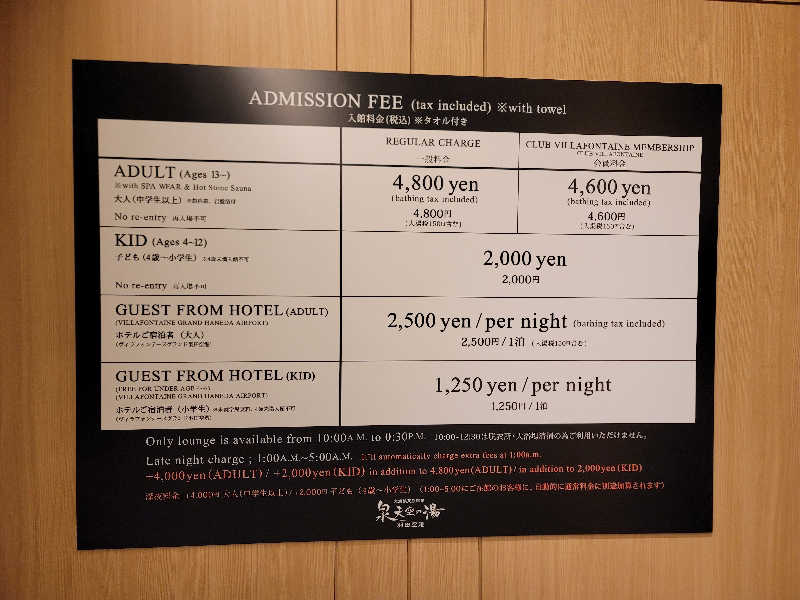 saijiさんの天然温泉 泉天空の湯 羽田空港のサ活写真