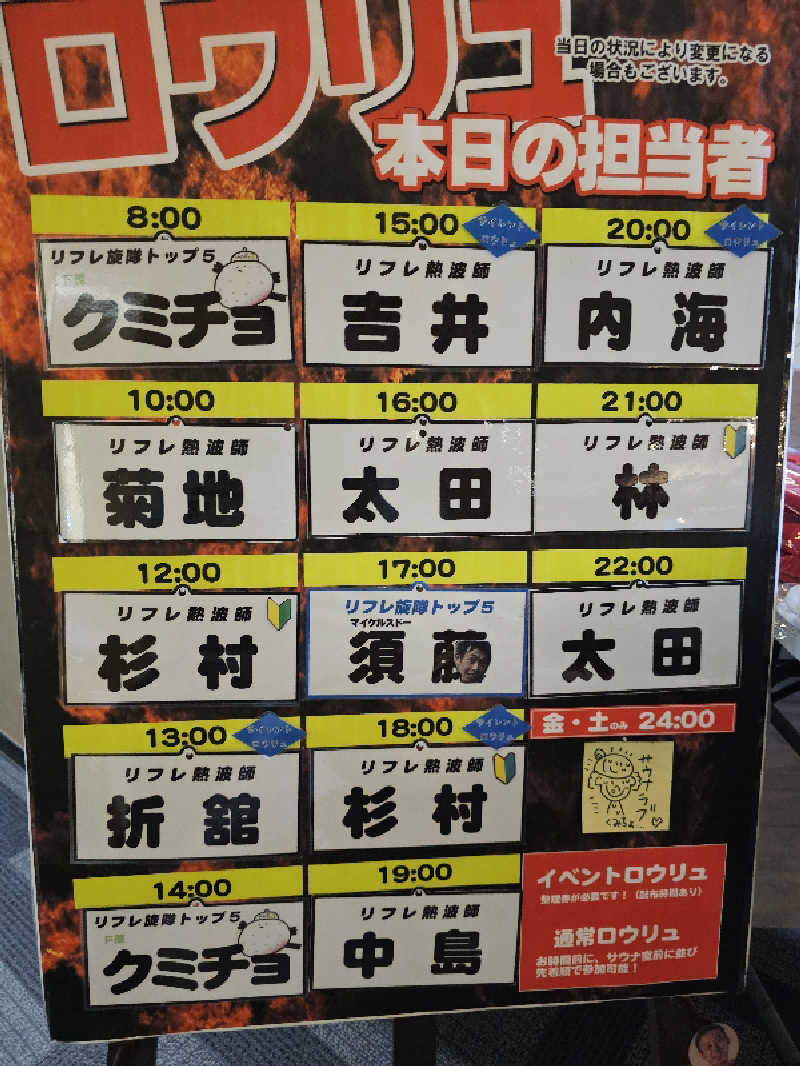 北のサウナーマンさんのニコーリフレ SAPPOROのサ活写真