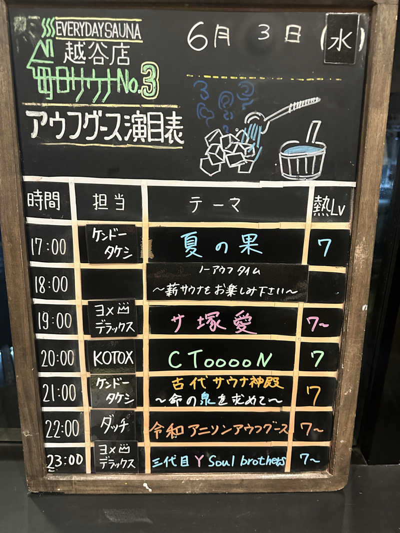 Kさんの毎日サウナ 越谷店のサ活写真