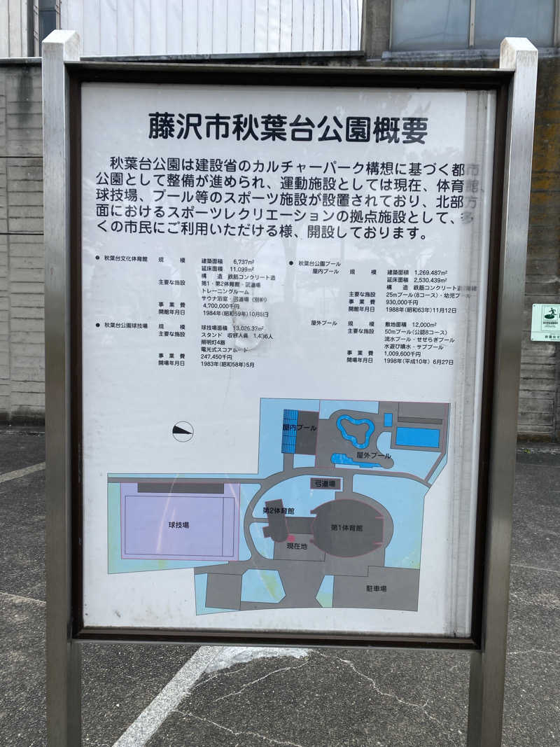 干からび爺さんの藤沢市秋葉台文化体育館のサ活写真