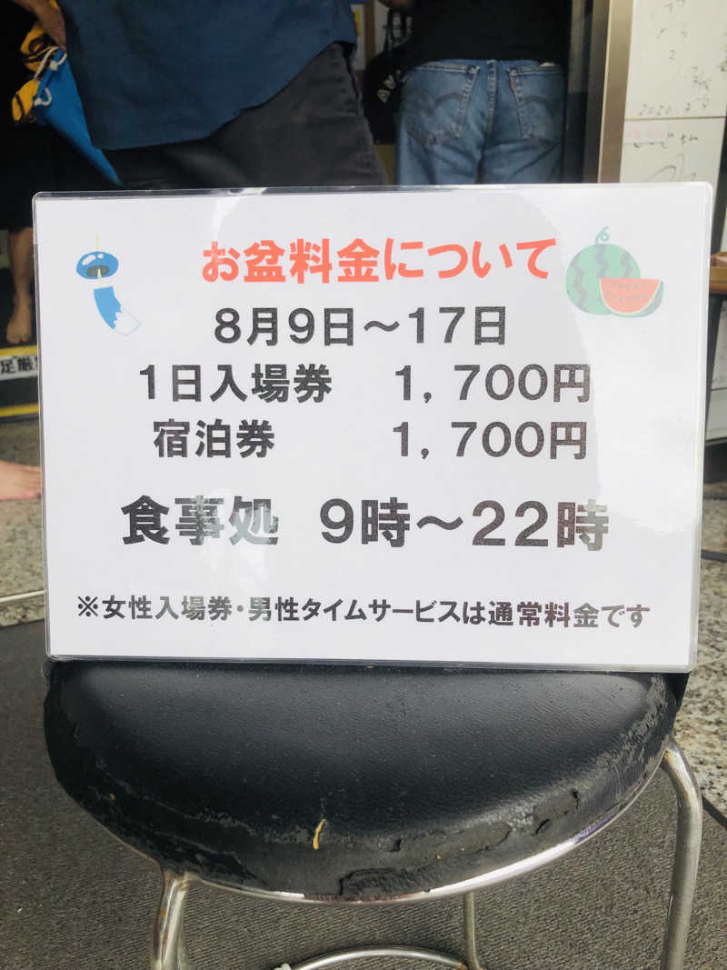 きゃらさんのサウナしきじのサ活写真