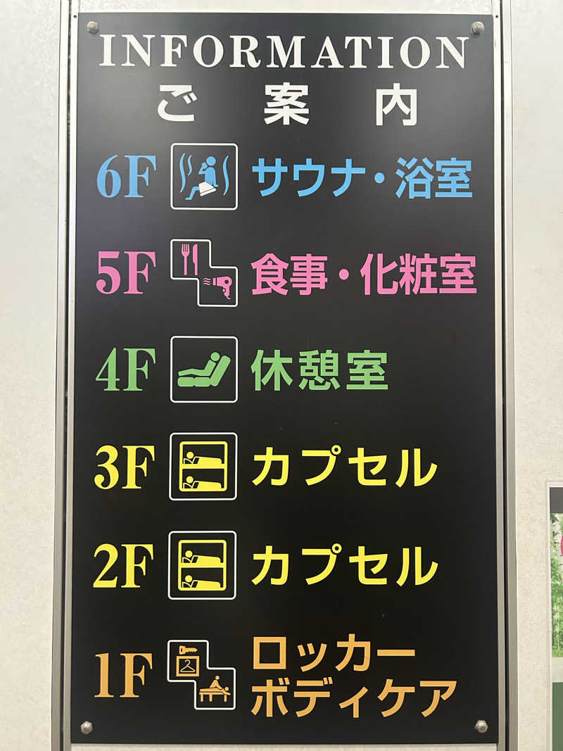 ありぴょさんのサウナセンター鶯谷本店のサ活写真